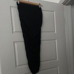 Boohoo Black Pencil Skirt